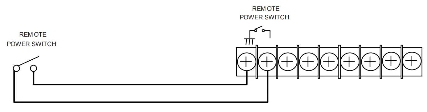 TOA P-2240 Power Amplifier - switch connection