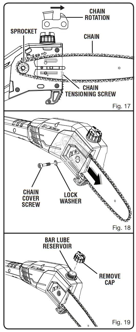 RYOBI RY40506 RY40506VNM 40V Pole Saw - Figure 10