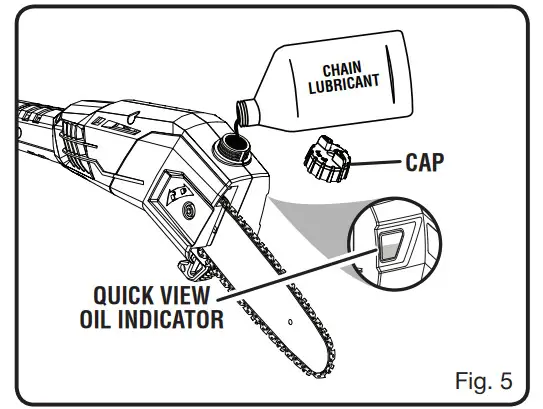RYOBI RY40506 RY40506VNM 40V Pole Saw - Figure 5