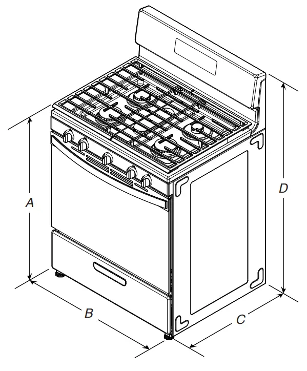 Whirlpool WFG505M0MS 30 Inch 5 Burner Freestanding Gas Range - fig 4