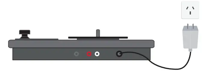 BAUHN ARTTS-0820 Turntable With Speakers -Connect to power