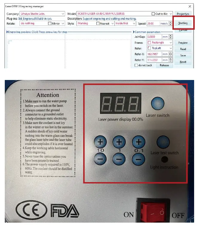 omtech 40w co2 laser engraver cutter-30