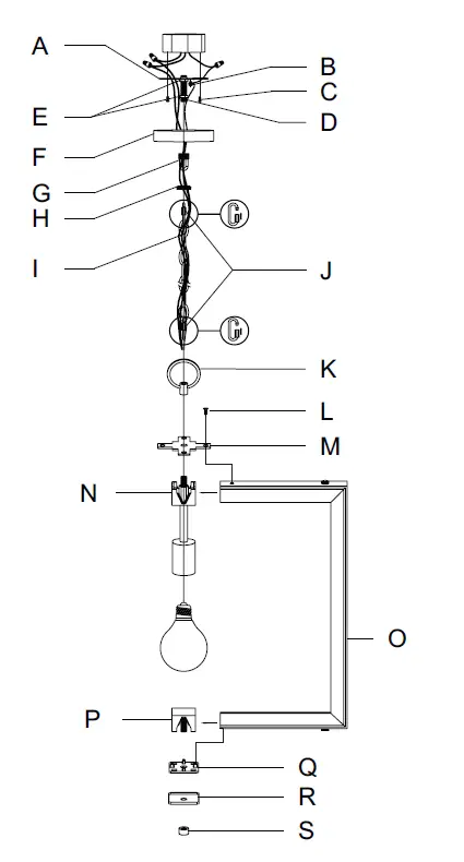 Hunter 19814 Woodburn 1 Light Pendant FIG (2)
