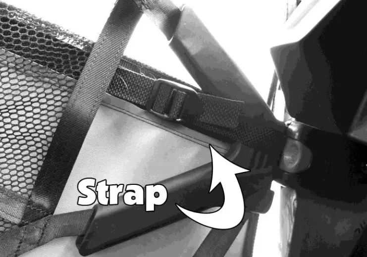 Commander-FC05 Can-Am Commander Full Cab Enclosure Fits Lexan Windshield - Snaps3