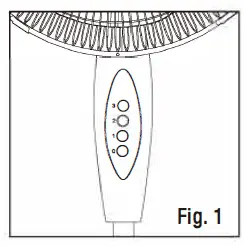 living Co yf-st1601-1 Pedestal Fan 40cm White 4