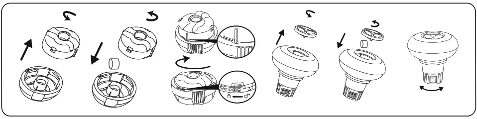 Bestway 56977 Above Ground Pool Round Steel Porthole Window - 1