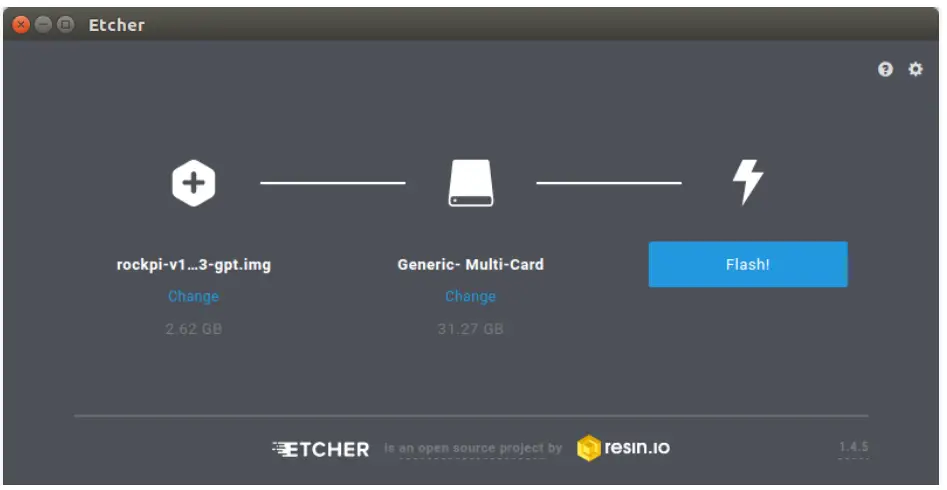 radxa RS102-D4E16H Single Board Computers - flashing process.