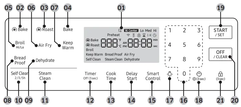 SAMSUNG NE63B8611 Electric Range - Figure 23