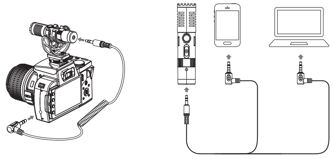 COMICA VM10 Mini Cardioid Digital Shotgun Microphone - 6