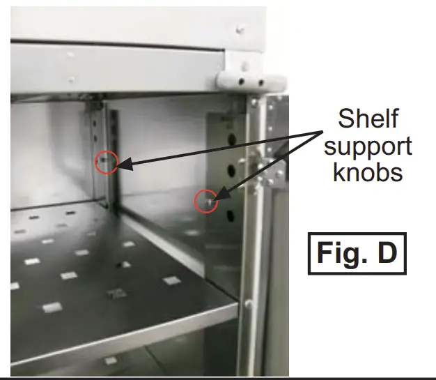 Adjustable Height Inner Shelf/ Shelves
