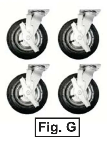 Optional Pneumatic Wheels