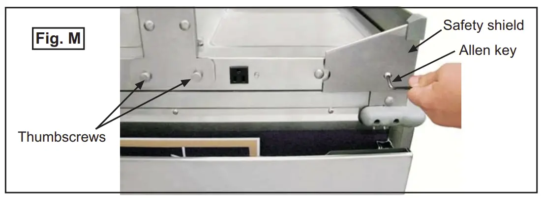 Disassembly For Servicing Optional Buffet Server Top