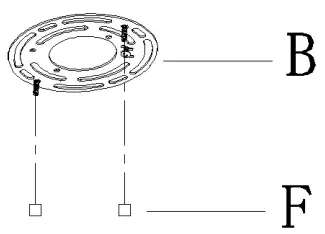 Uolfin 5069556 3-Light 11-Inch Matte Black and Seeded Glass Semi-flush Mount Light-FIG4