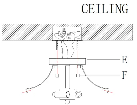 Uolfin 5069556 3-Light 11-Inch Matte Black and Seeded Glass Semi-flush Mount Light-FIG9