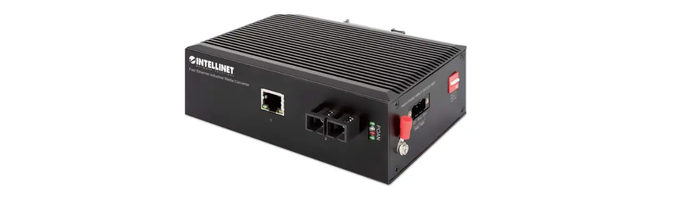 Intellinet 508322-v2 Industrial Fast Ethernet Media Converter Instructions