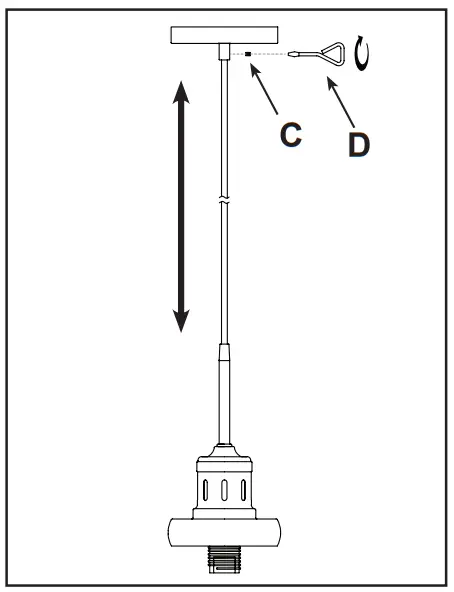 HAILEY HOME PD1659 Industrial Cone Pendant Light - Fig2
