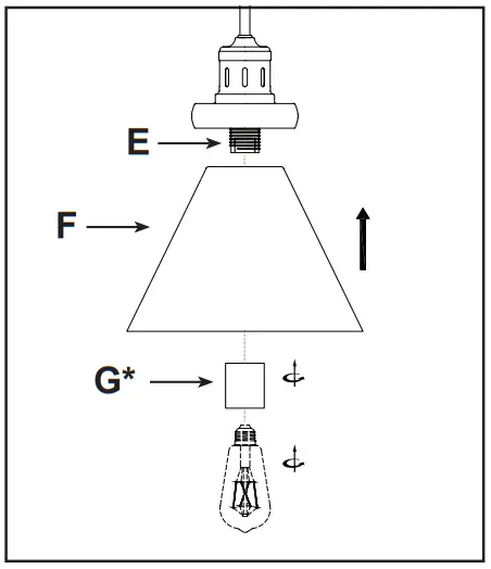 HAILEY HOME PD1659 Industrial Cone Pendant Light - Fig4