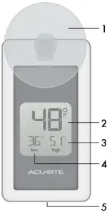 AcuRite Window Thermometer - Features & Benefits