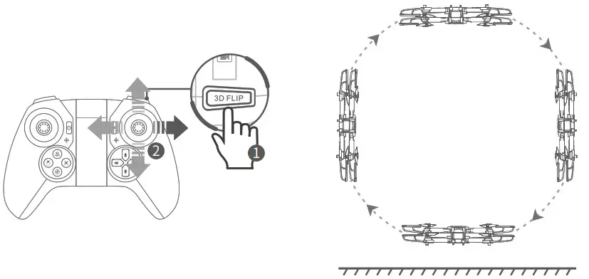 DYNALOG DR DF100B Foldable Drone - DYNALOG DR DF100B Foldable Drone - Headless Mode 2