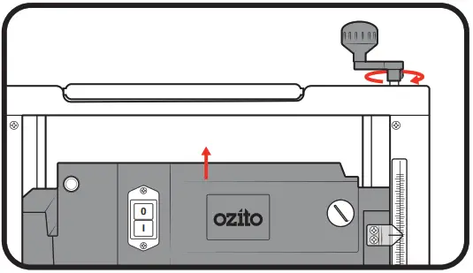ozito THICKNESSER 330mm 200W Portable Planer - Figure 11
