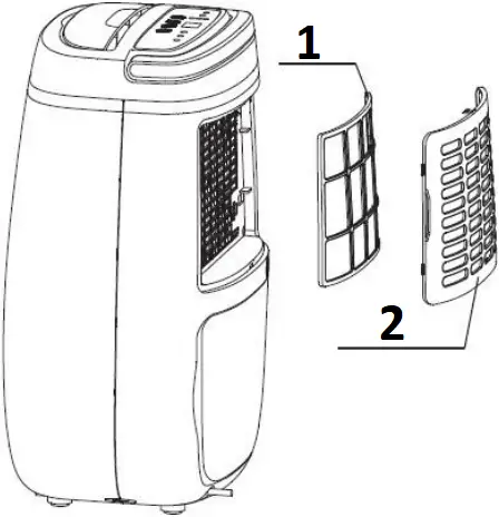 MEACO 12L and 20L - CLEANING THE FILTER 2