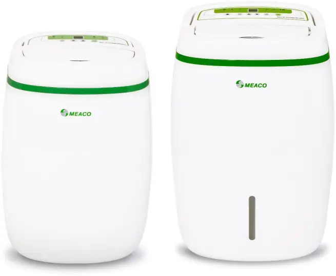 MEACO 12L and 20L Low Energy Dehumidifier-Air Purifier
