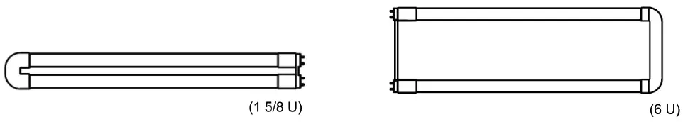 PLT SOLUTIONS Hybrid LED T8 U Bend Tubes -