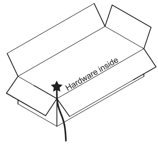 COSTWAY HW63975 3 Shelf Bookcase - fig 1