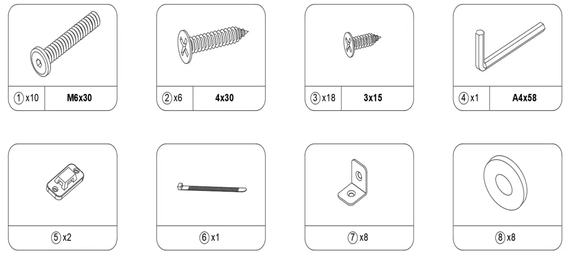 COSTWAY HW63975 3 Shelf Bookcase - fig 2