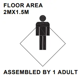 COSTWAY HW63975 3 Shelf Bookcase - icon