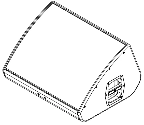 MOOSE CX15CX15 Passive Stage Monitor 15 inch -