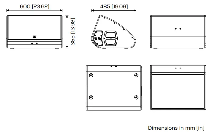 MOOSE CX15CX15 Passive Stage Monitor 15 inch - Features