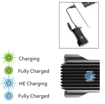 Lezyne Mega Drive LED Light - Charging