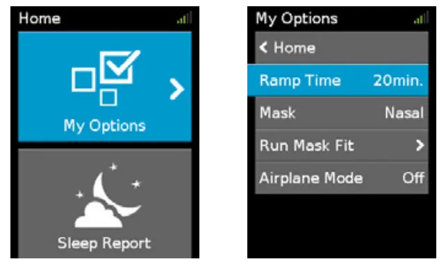 ResMed 37207 AirSense 10 AutoSet CPAP Machine - Adjusting 1
