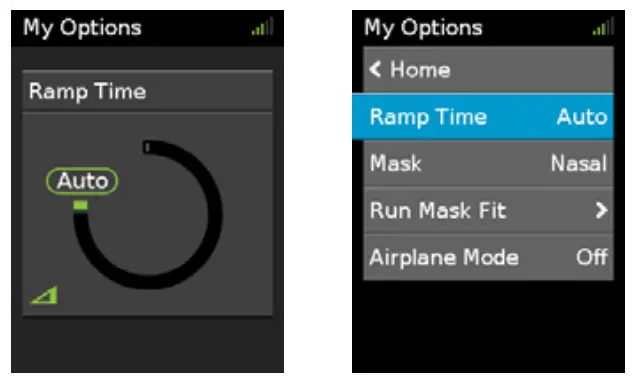 ResMed 37207 AirSense 10 AutoSet CPAP Machine - Adjusting
