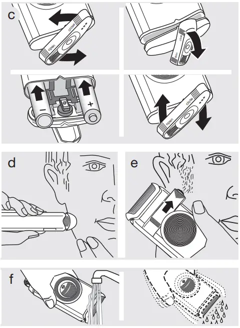 Braun M90 Electric Razor for Men fig3