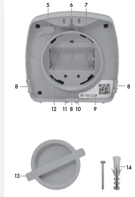 ACU-RITE Room Monitor 00276RM - BACK