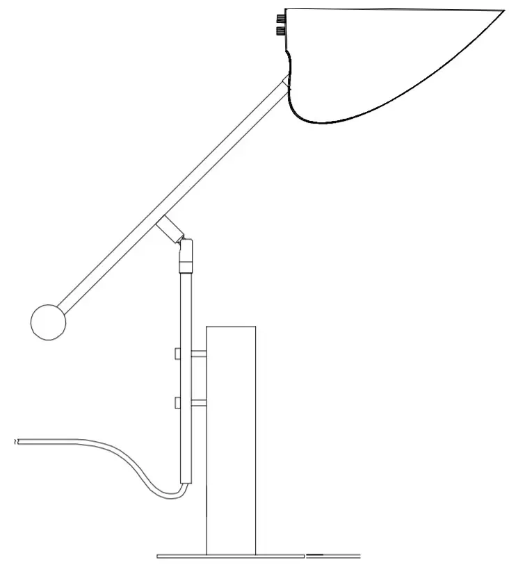 JOHN LEWIS 238497864 Leaf Table Light