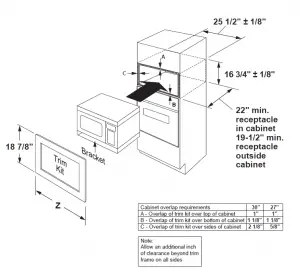 GE PEB7227DL Profile Series 2.2 Cu. Ft. Built-In Sensor Microwave Oven User Guide