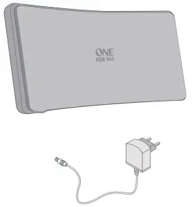 ONE FOR ALL SV9420 Amplified Indoor Antenna - ada[ter