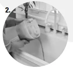 Clean removable nozzle Instructions