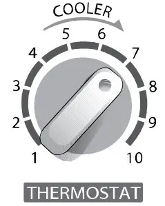 Thermostat Control Knob