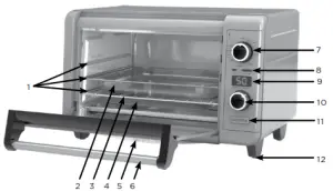 BLACK DECKER TOD3315G Air Fry - AIR FRY TOASTER OVEN