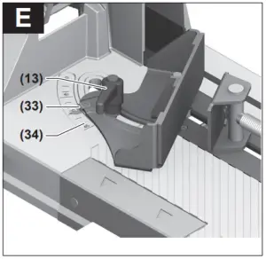 Setting the mitre angle