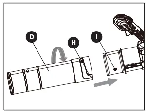 ASSEMBLING THE REAR BLOWER TUBE Figure 1