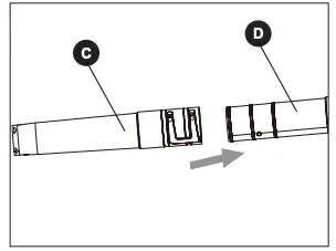 ASSEMBLING THE REAR BLOWER TUBE Figure 2