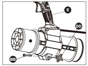 ASSEMBLING THE TIGGER HANDLE Figure 2
