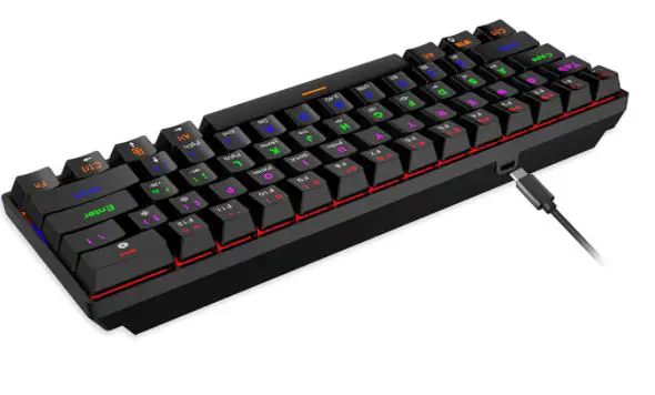 HXSJ L800 Three Mode 61 Key Mechanical Keyboard
