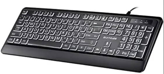 Tech Depot MAGNUS325 Nuklz N 2.4GHz Wireless Large Font Keyboard prodect