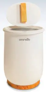 serenelife SLTLW100 Single Touch Towel and Blanket Warmer with Fragrant Disc Holder and LED Ring - 1